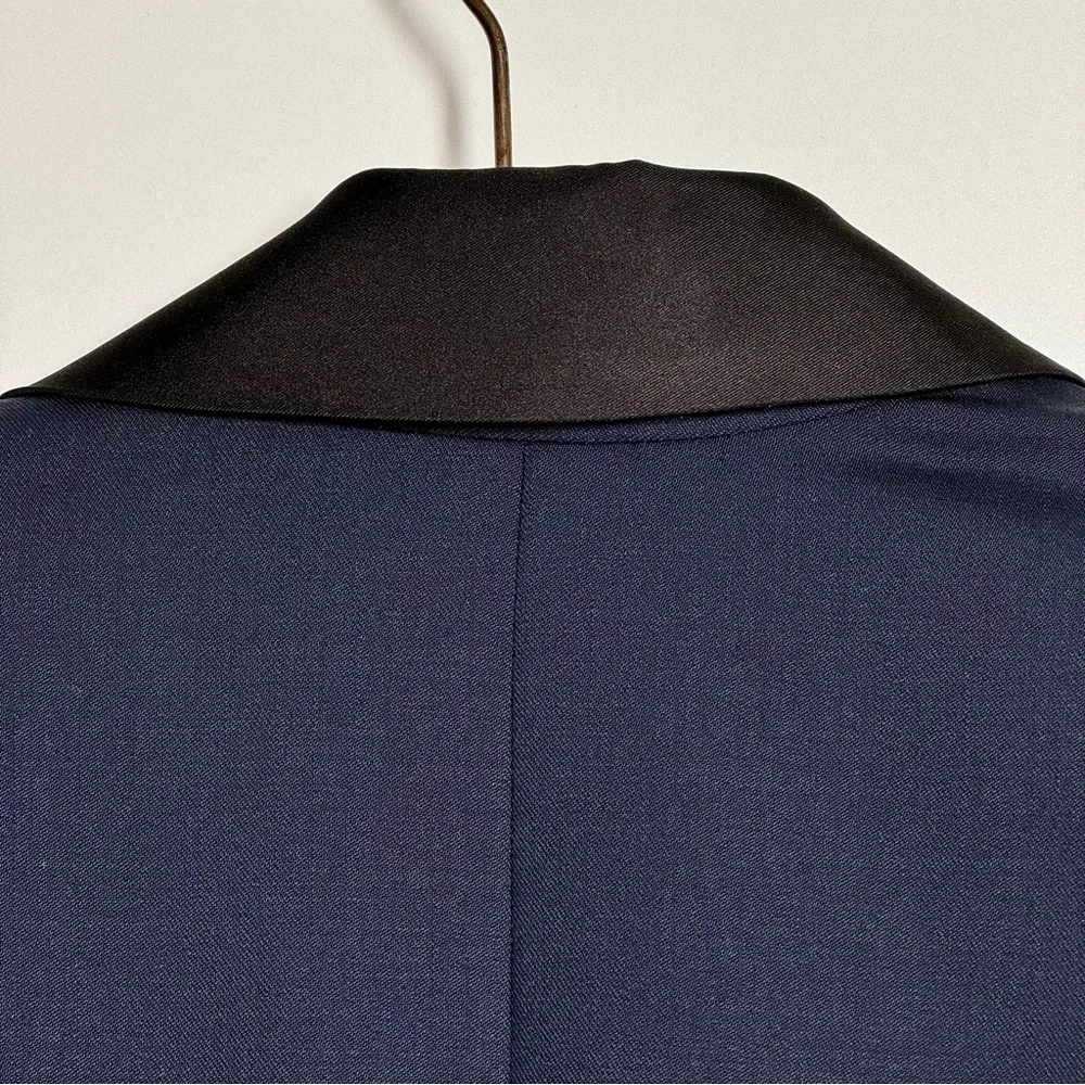 Bɪʀᴅ ʙʏ Jᴜɪᴄʏ Cᴏᴜᴛᴜʀᴇ Wᴏᴍᴇɴs Eʟᴏɴɢᴀᴛᴇᴅ Nᴀᴠʏ Cᴏɴᴛʀᴀsᴛ Lᴀᴘᴇʟ Bʟᴀᴢᴇʀ - Picture 9 of 14